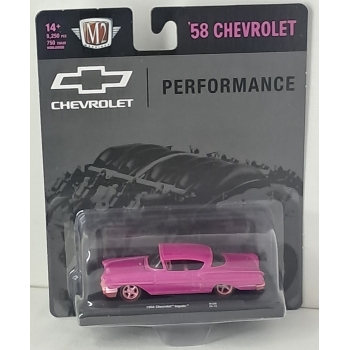 M2 Machines 1:64 AD129 - Chevrolet Impala 1958 pink CHASE CAR